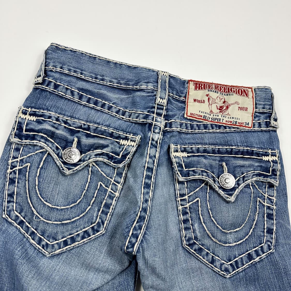 트루릴리전 USA 세미 부츠컷 데님팬츠 (28인치 여성추천) 상품이미지6