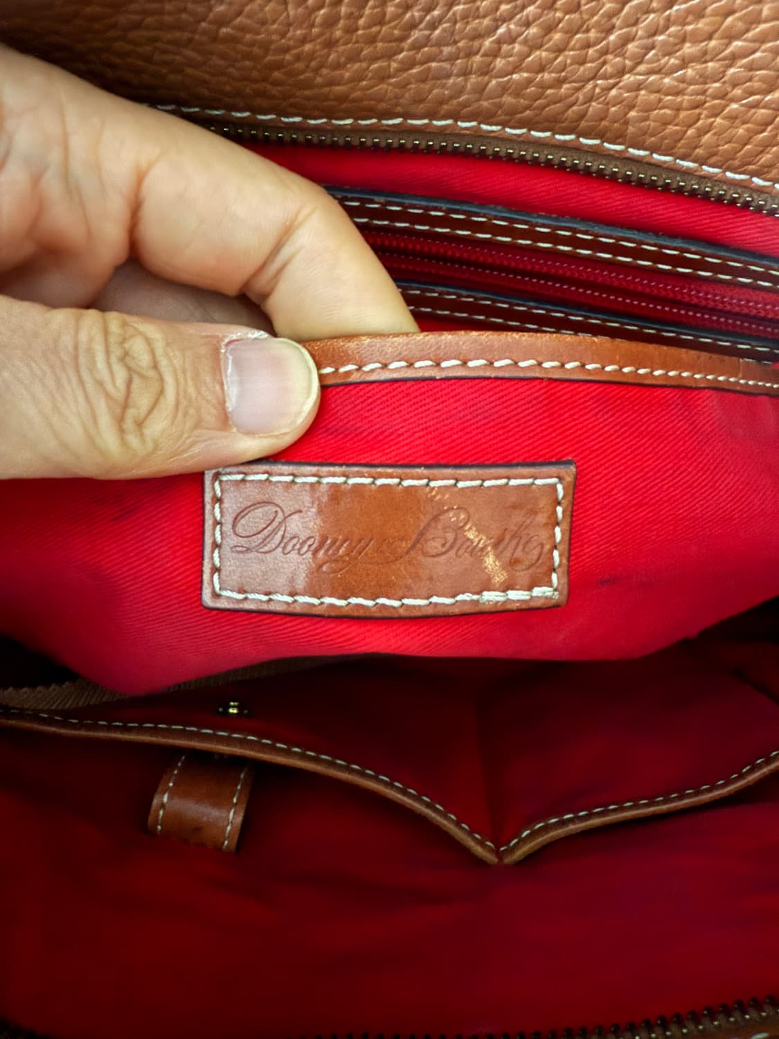 두니앤버크(DOONEY&BOURKE) 레더 숄더백(riri zip) 상품이미지9