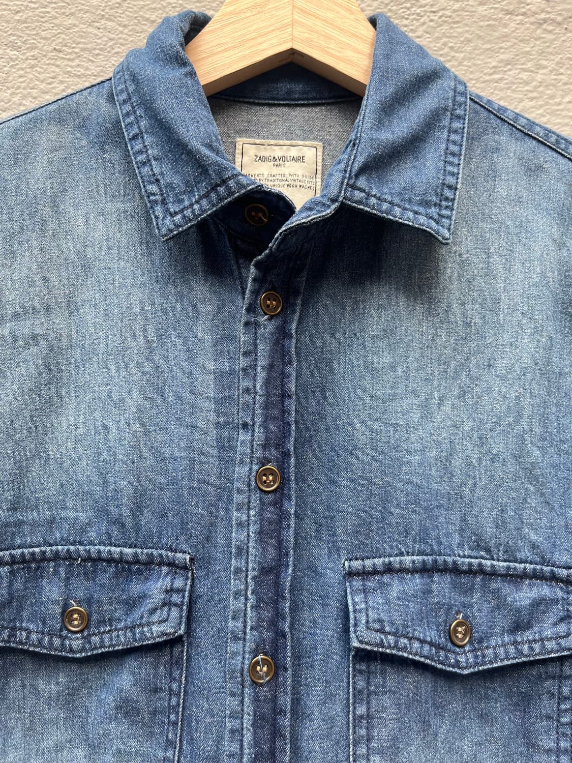 쟈딕앤볼테르 자수 셔츠 상품이미지5