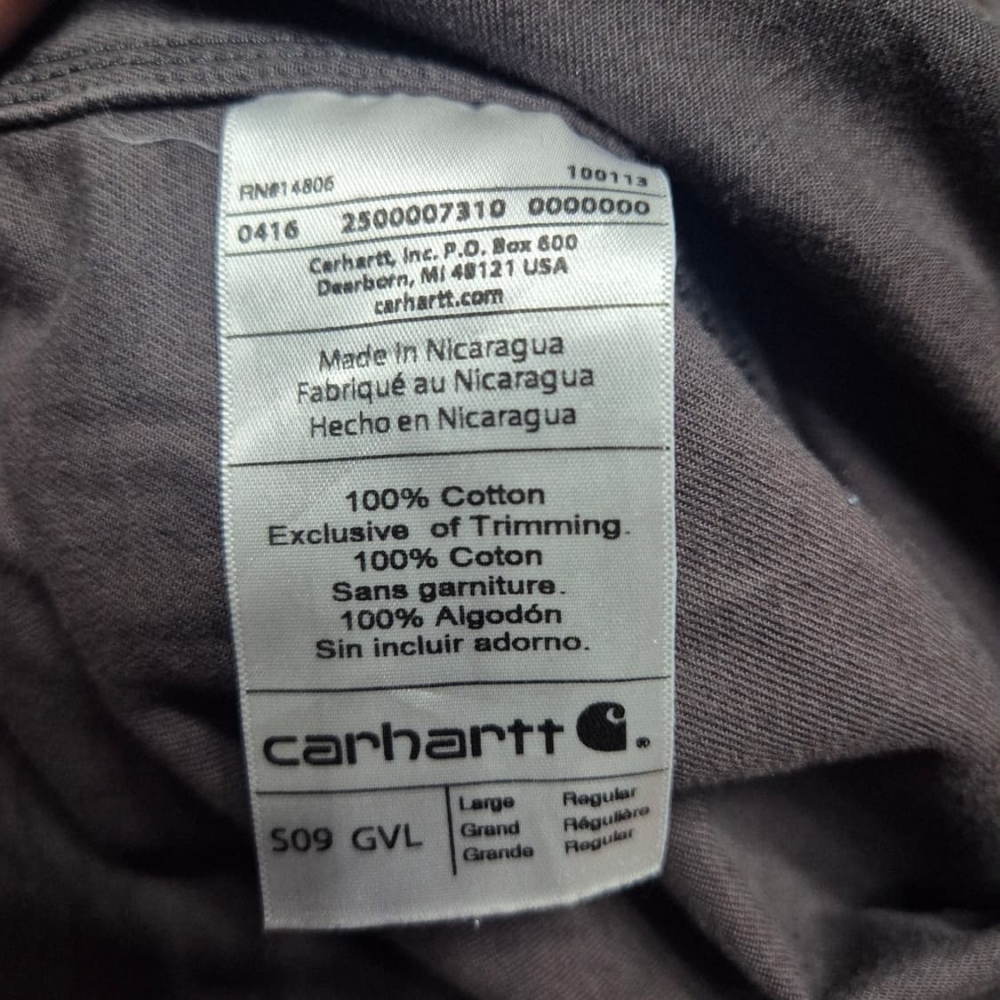 칼하트 썬페이딩 헤비코튼 셔츠 상품이미지5