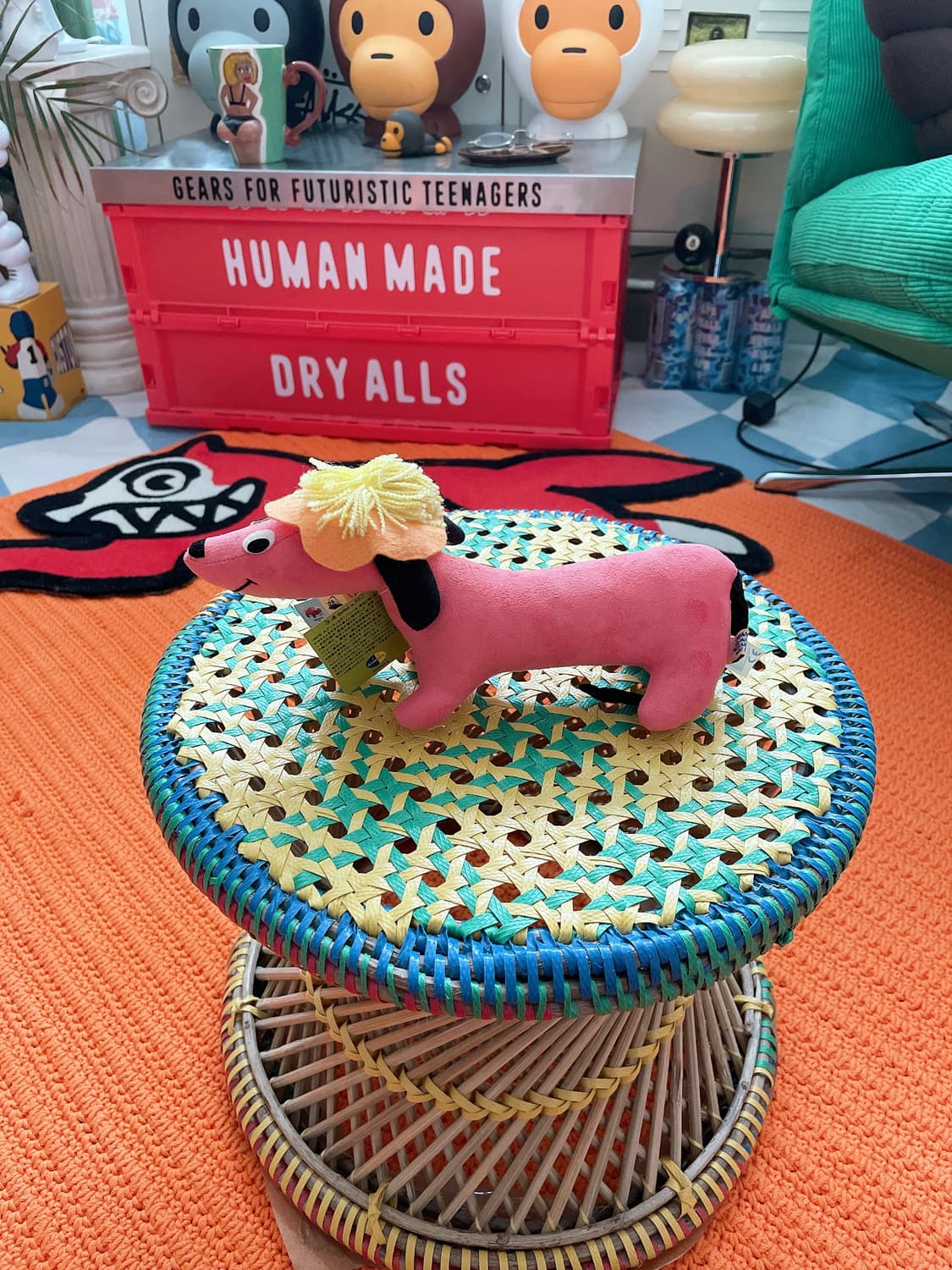 2004 빈티지 드림 펫 핑크 닥스훈트 인형 상품이미지4