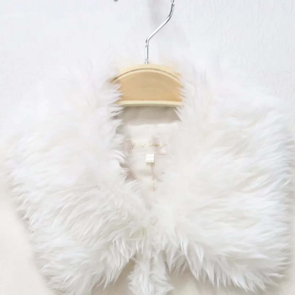 L.A. BEAU-JE 화이트 퍼 스웨이드 자켓 64320 상품이미지5