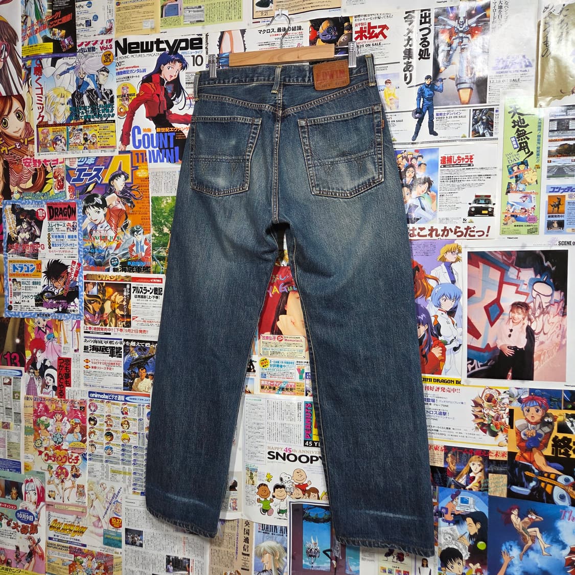 에드윈 505X 중청 워싱 셀비지 데님 팬츠 상품이미지2