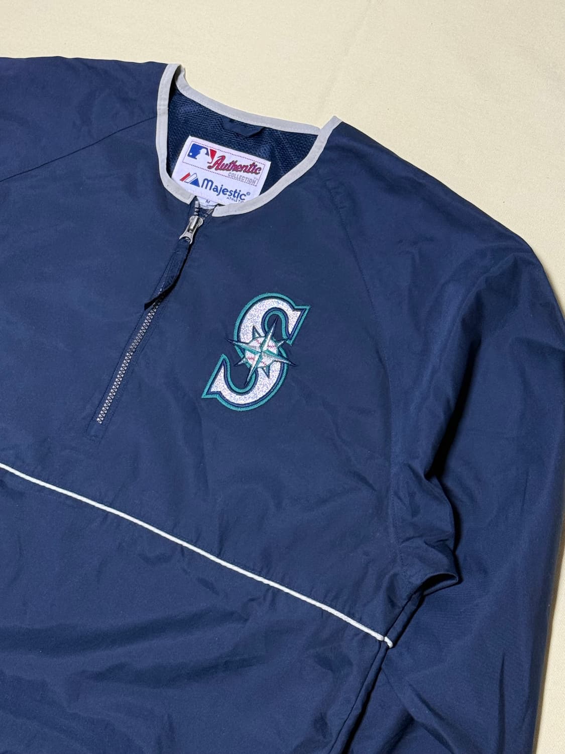 마제스틱 MLB 시애틀 매리너스 웜업 풀오버 빈티지 상품이미지2