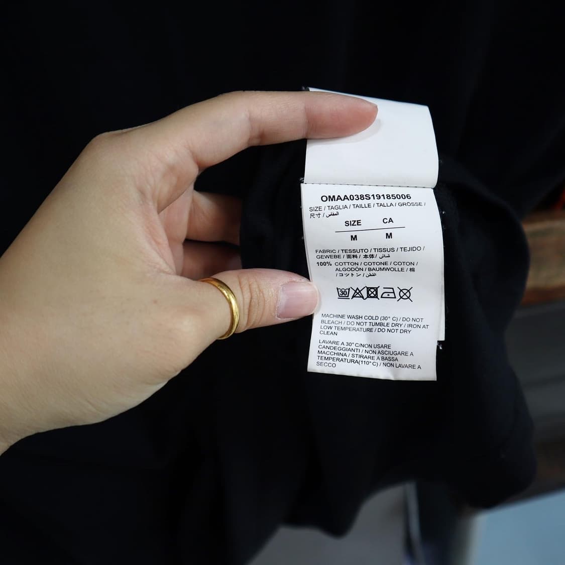 오프화이트 19ss 스플릿 로고 티셔츠 상품이미지7