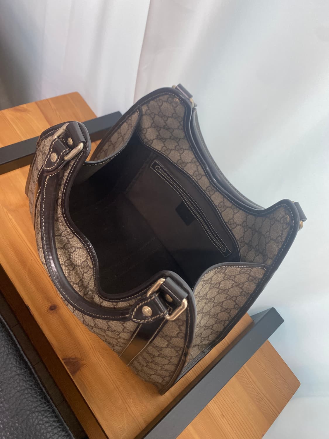 Gucci(구찌) 265699 GG로고 캔버스 토트백 겸 숄더백 상품이미지5