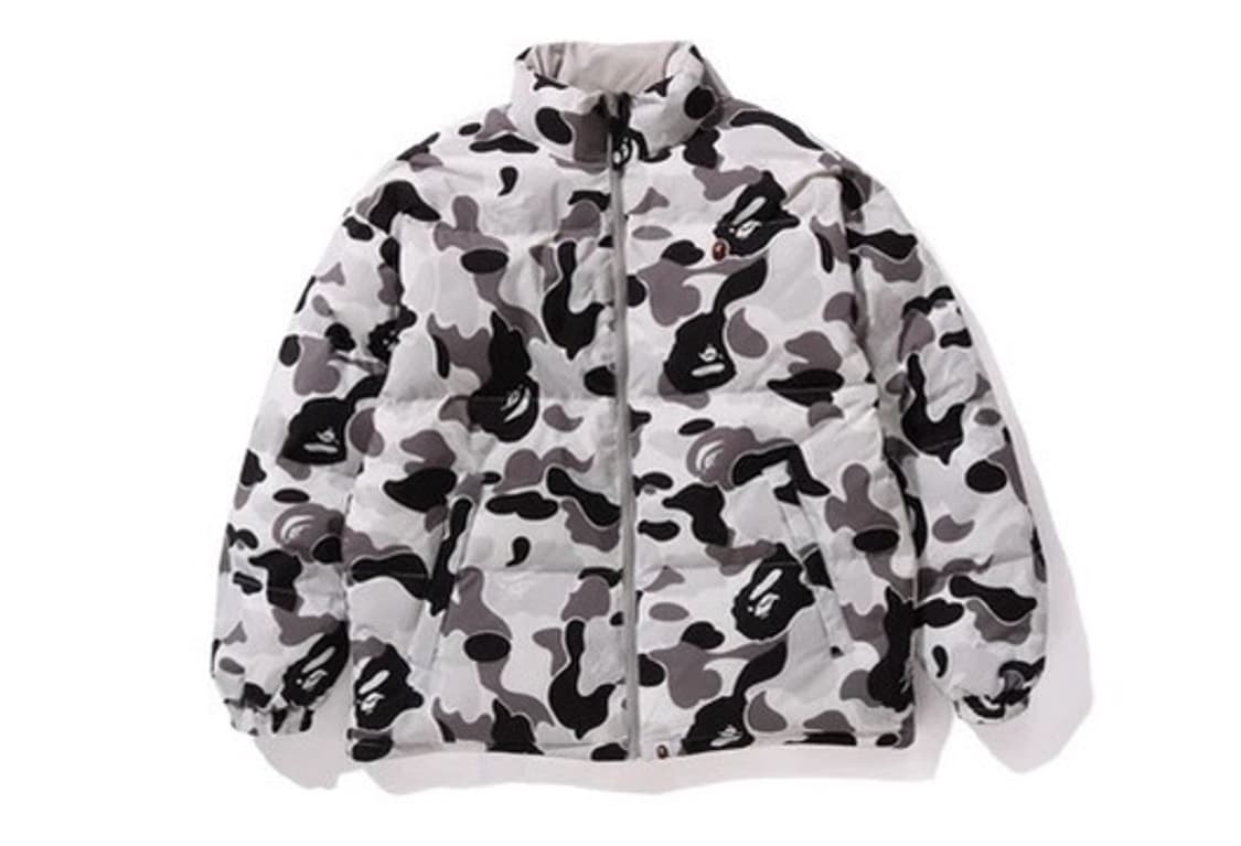 베이프 ABC 카모 리버시블 다운 자켓 패딩 상품이미지1