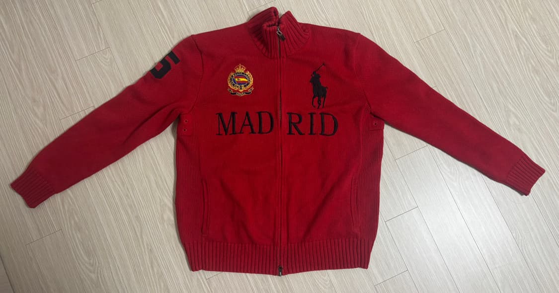 폴로 랄프로렌 MADRID 집업 니트 L 상품이미지2