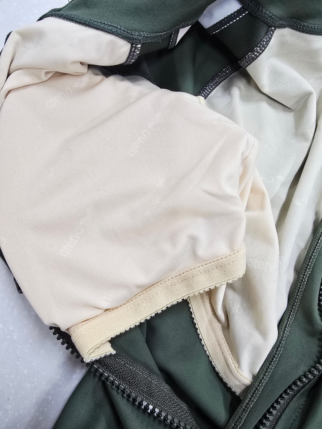 아레나 반신 수영복 올리브색 여성 상품이미지8