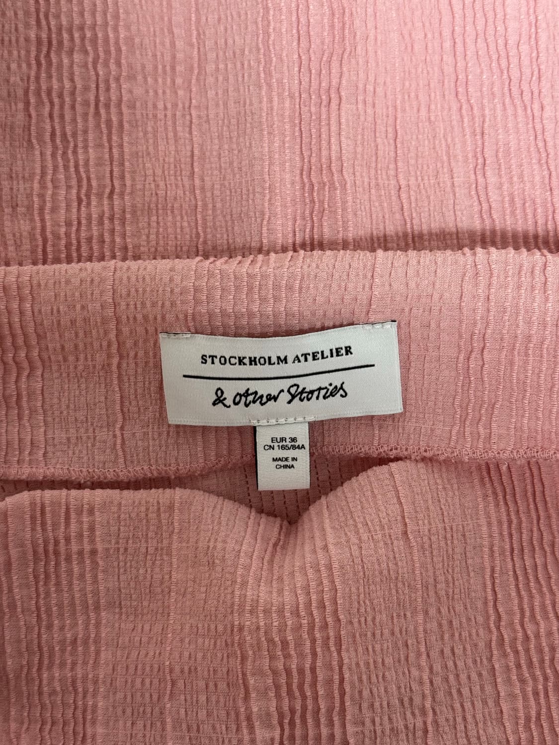 앤아더스토리즈 핑크 플리츠 긴팔 상품이미지4