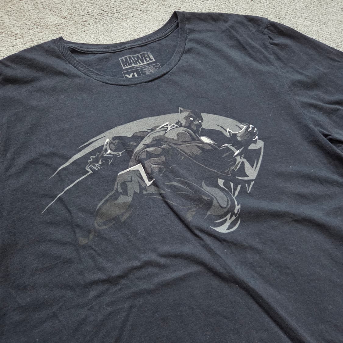 Marvel 블랙팬서 반팔 티셔츠 XL(105) 상품이미지2