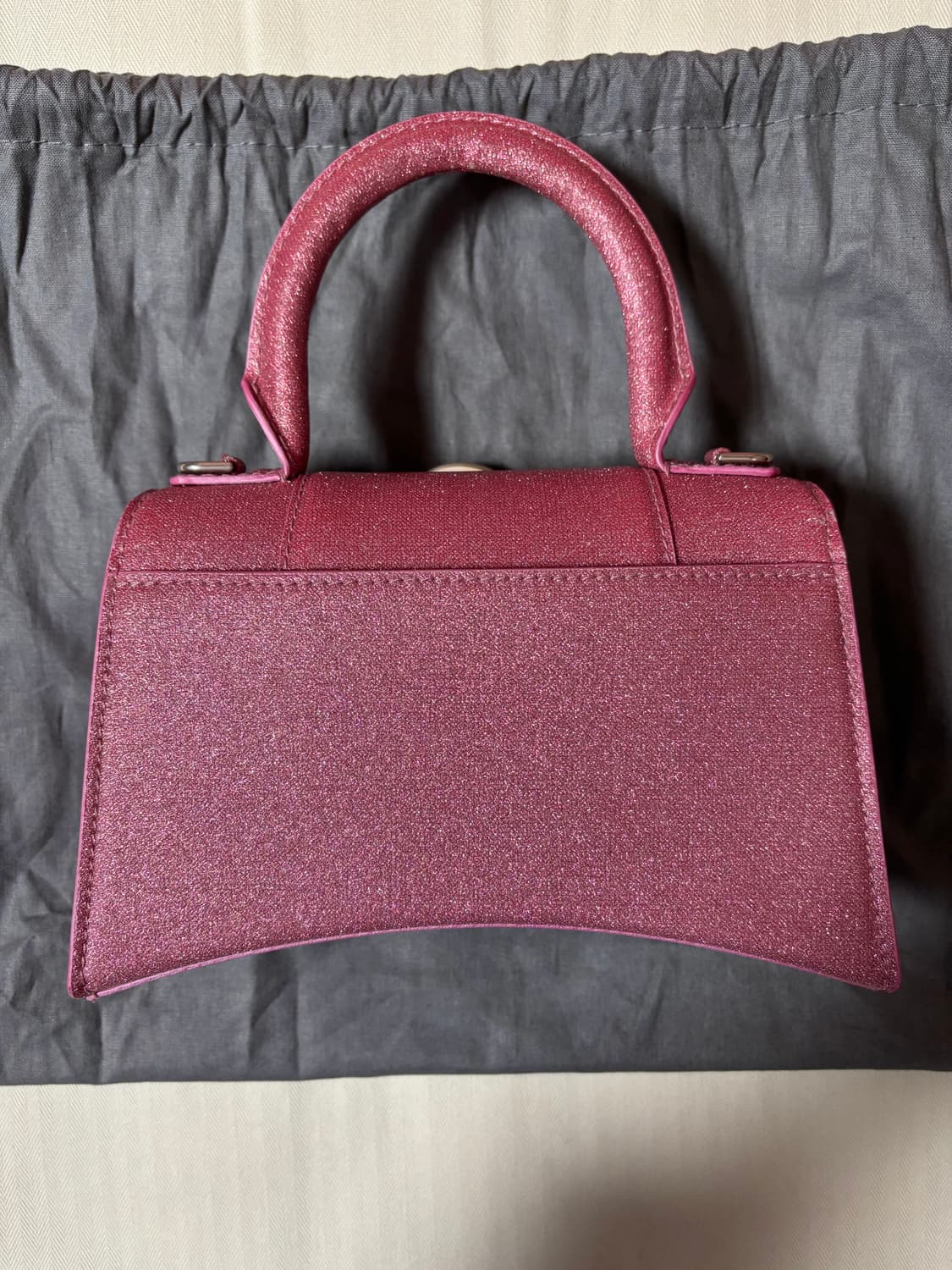 발렌시아가 아워글래스 백 스파클링 핑크 상품이미지2