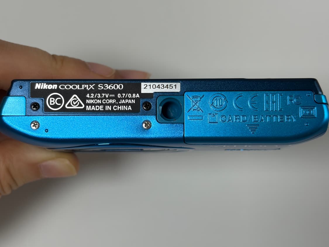 니콘 쿨픽스 S3600 블루 디카 디지털 카메라 상품이미지7