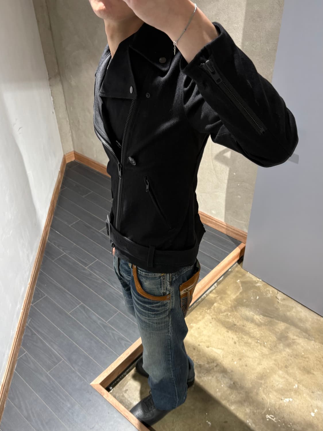 요지 야마모토 라이더 자켓 상품이미지2