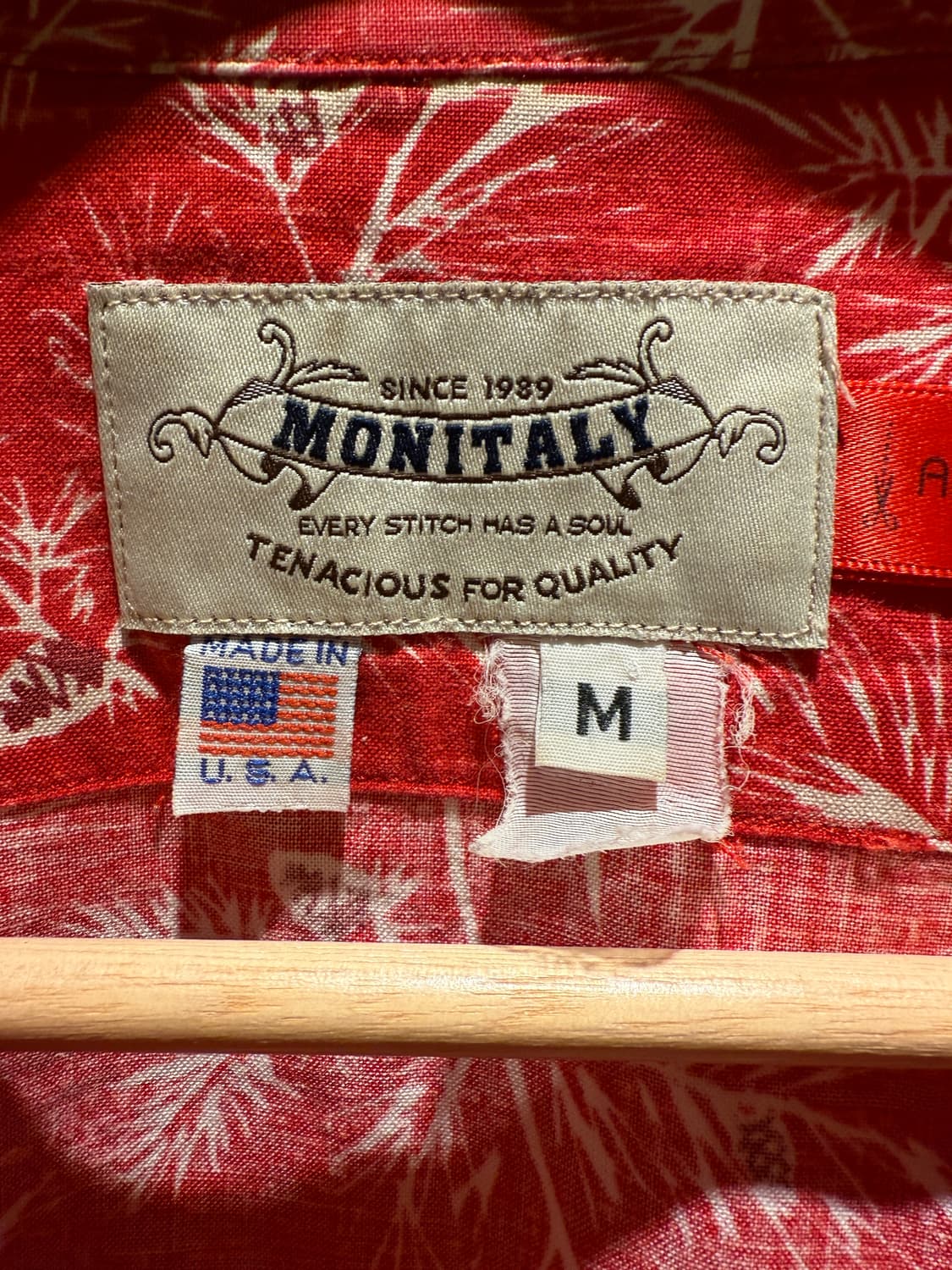 모니탈리 MONITALY 하와이안 캠프 셔츠 상품이미지7