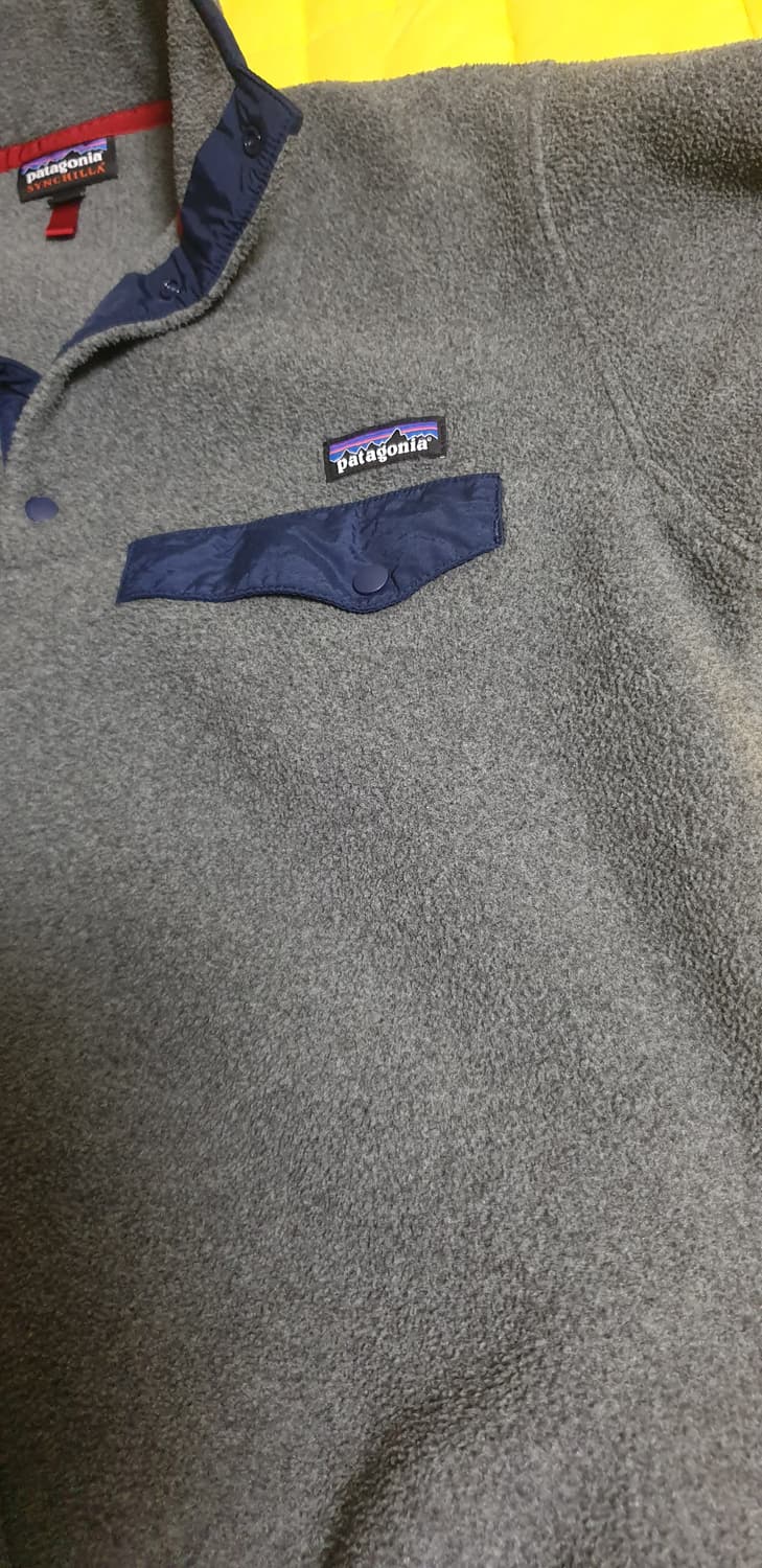 파타고니아 신칠라 스냅티 스웨터 니켈네이비 색상 s 상품이미지2