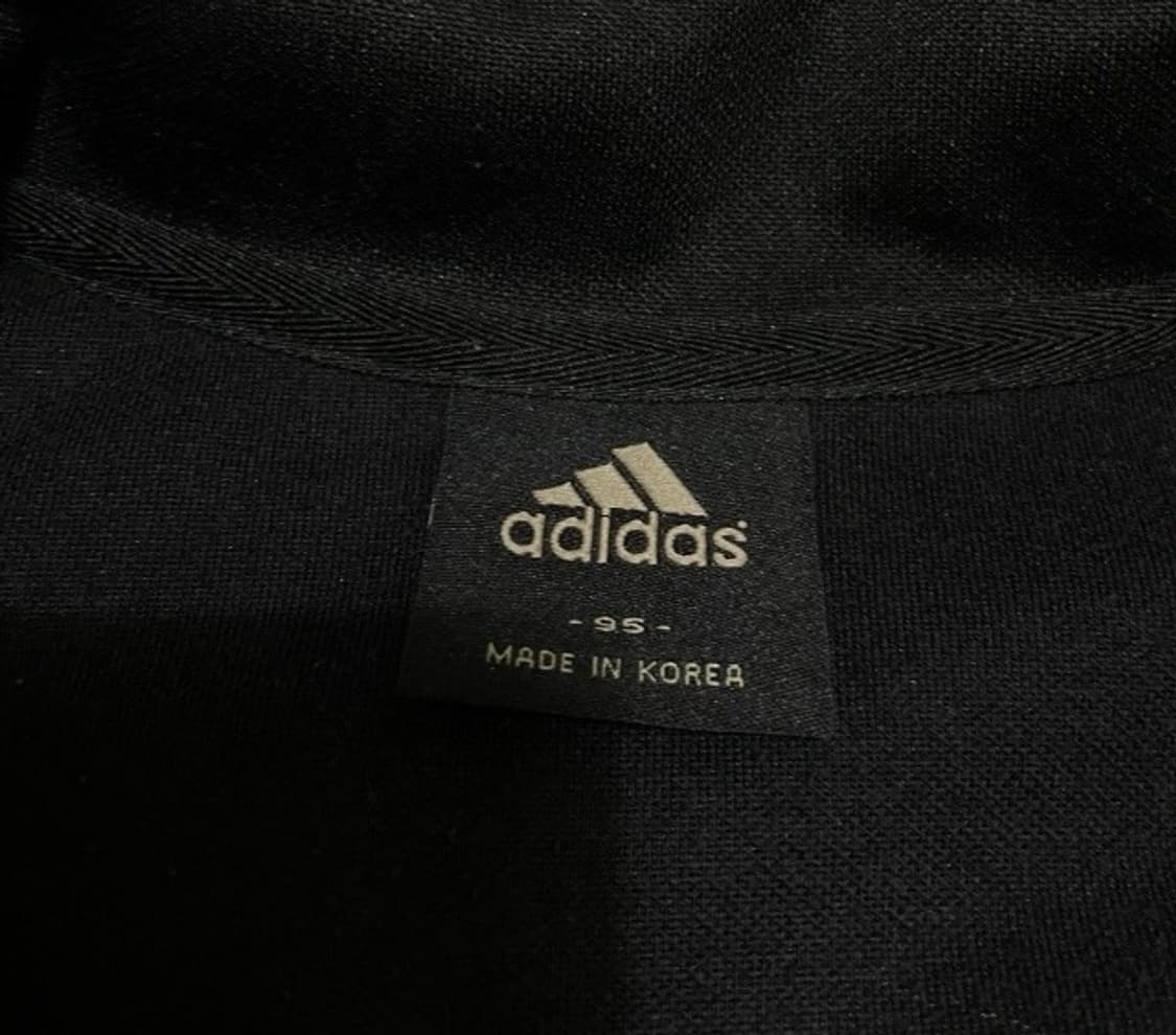 아디다스 블랙 검정 트랙탑 져지집업 95/M 상품이미지4