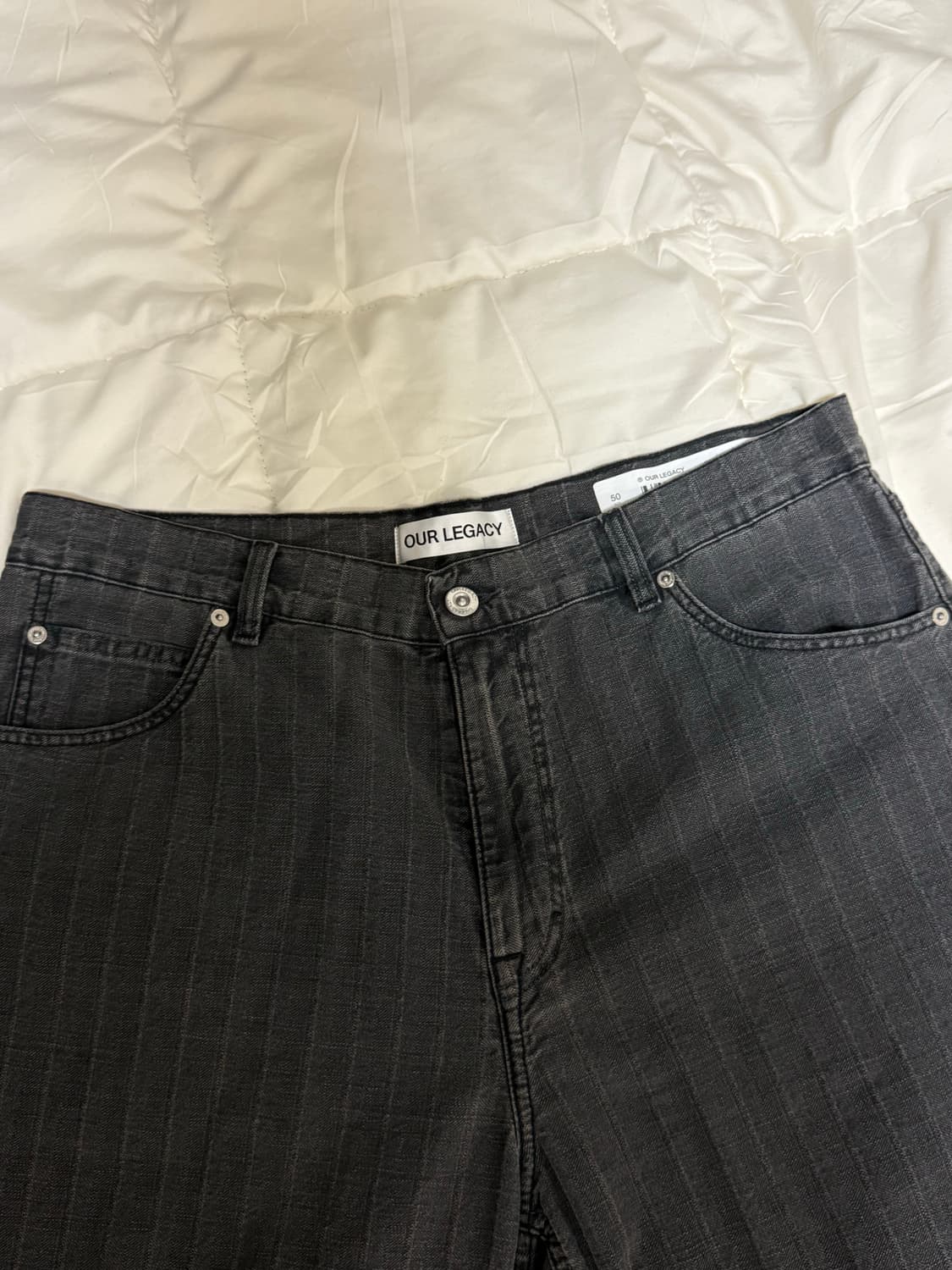 아워레가시 바스트 컷 워시드 그레이 토리노 스트라이프 50 상품이미지2