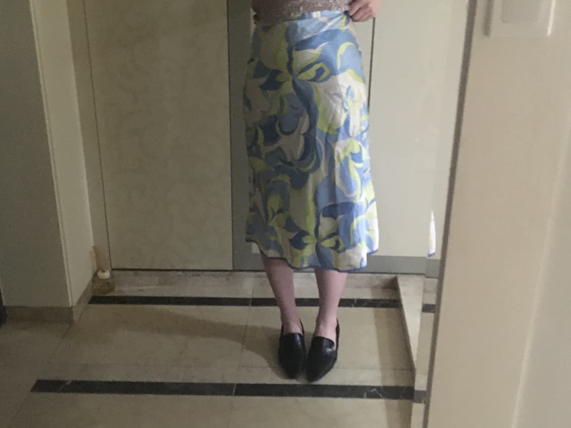 flower pattern midi skirt 상품이미지3