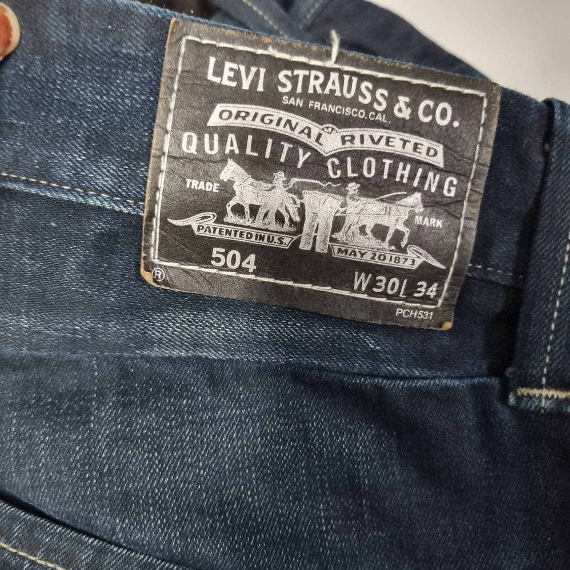 리바이스 504 데님 팬츠 상품이미지7