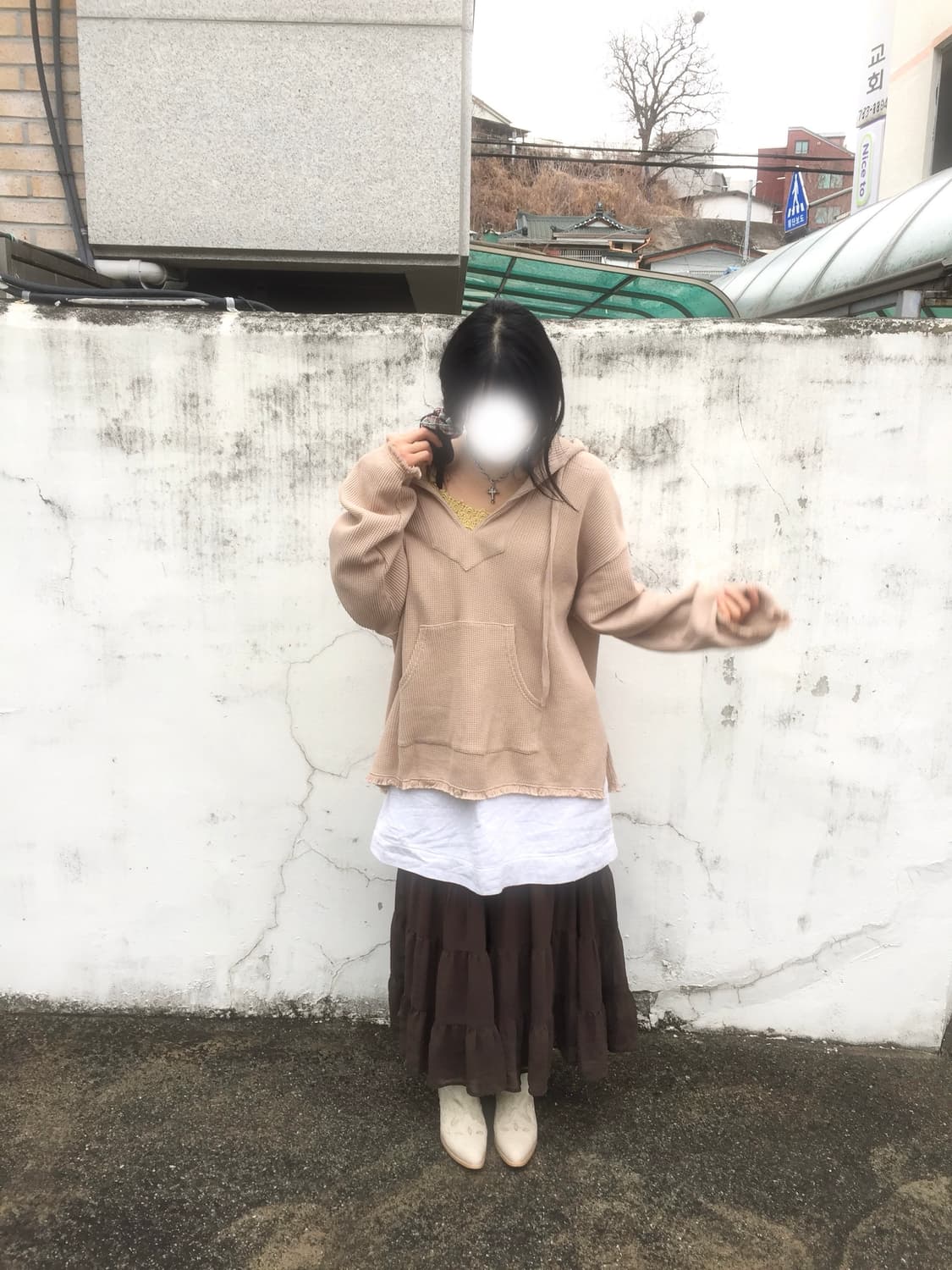 빈티지 푸린 코디세트 상품이미지4