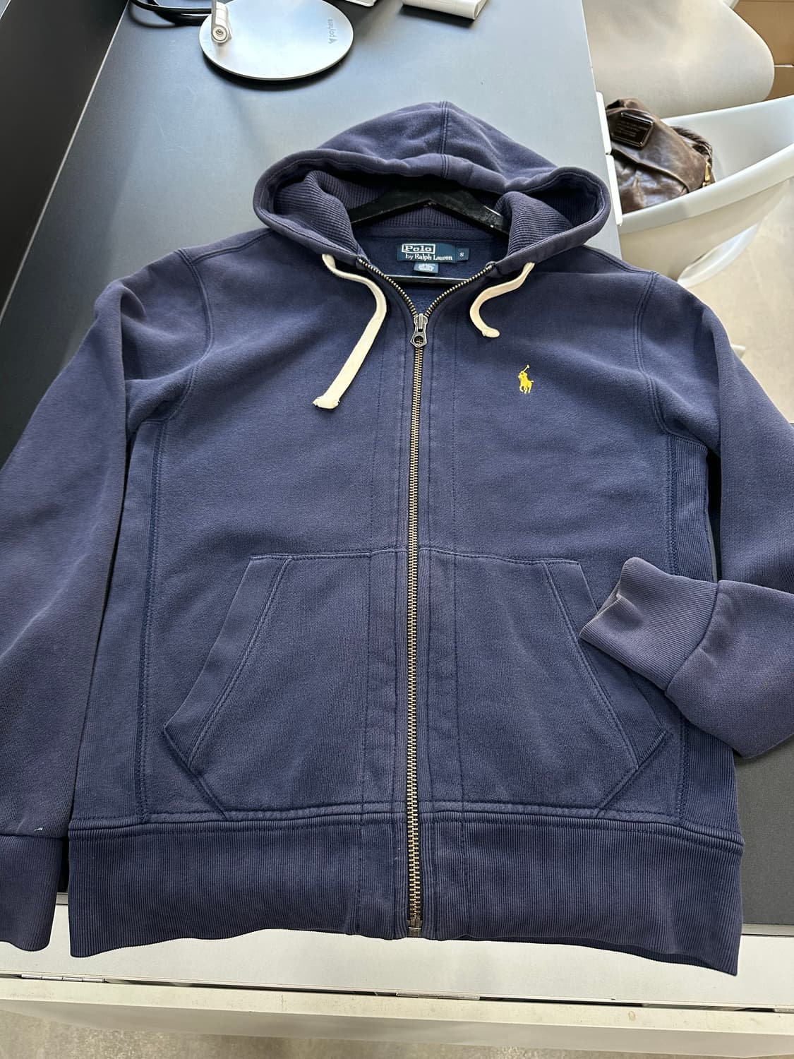 폴로랄프로렌 코튼후드집업 네이비 상품이미지5