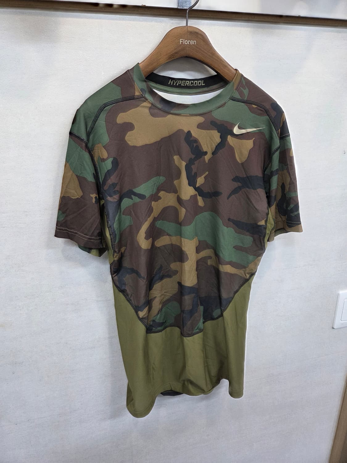 나이키 프로 하이퍼쿨 카모 기능성 반팔 xl 상품이미지5