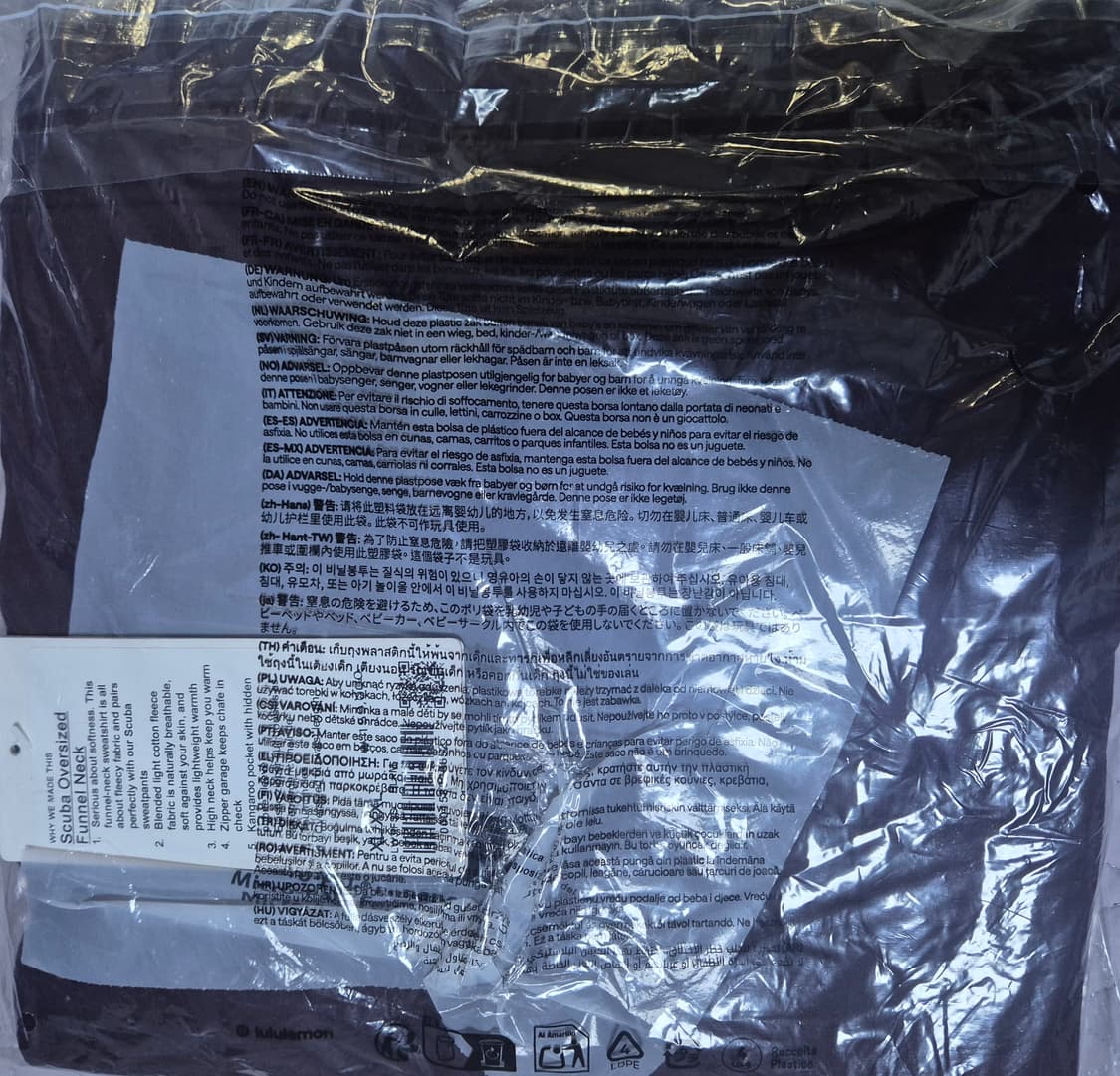 (새상품) 룰루레몬 스쿠바 오버사이즈 퍼널넥 - BLPM 상품이미지6