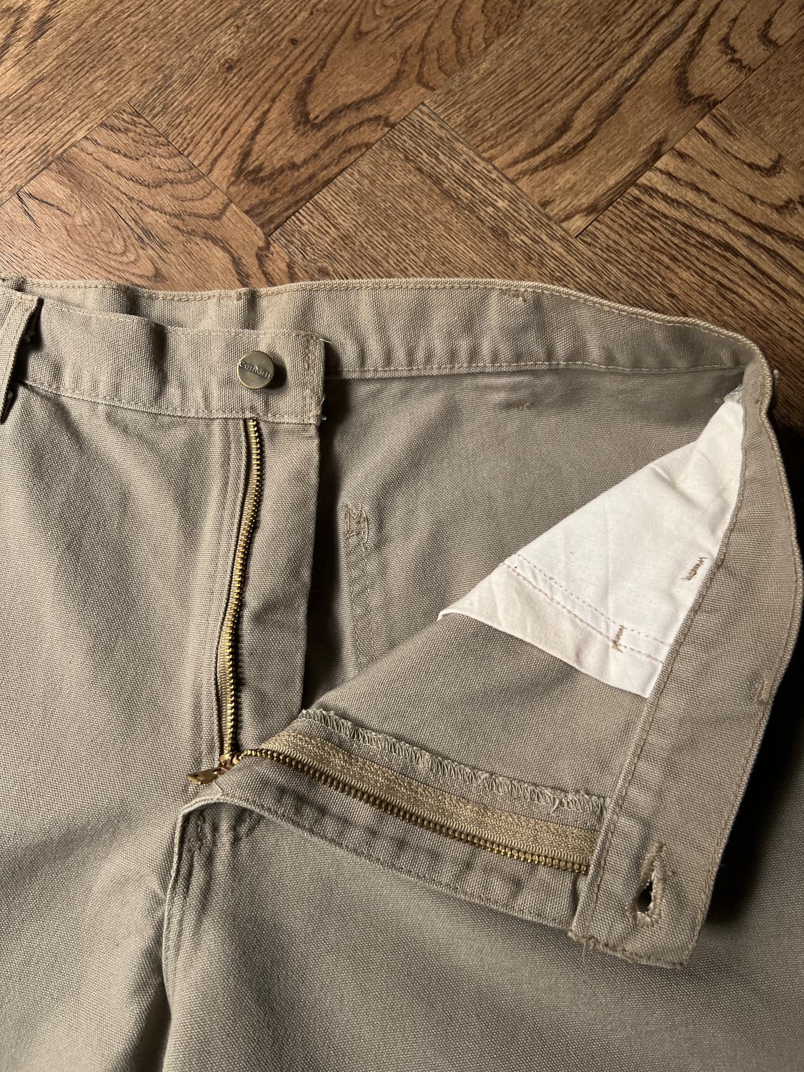 [34]칼하트 USA 덩가리핏 데저트 탄 싱글니 카펜터 워크 팬츠 상품이미지3