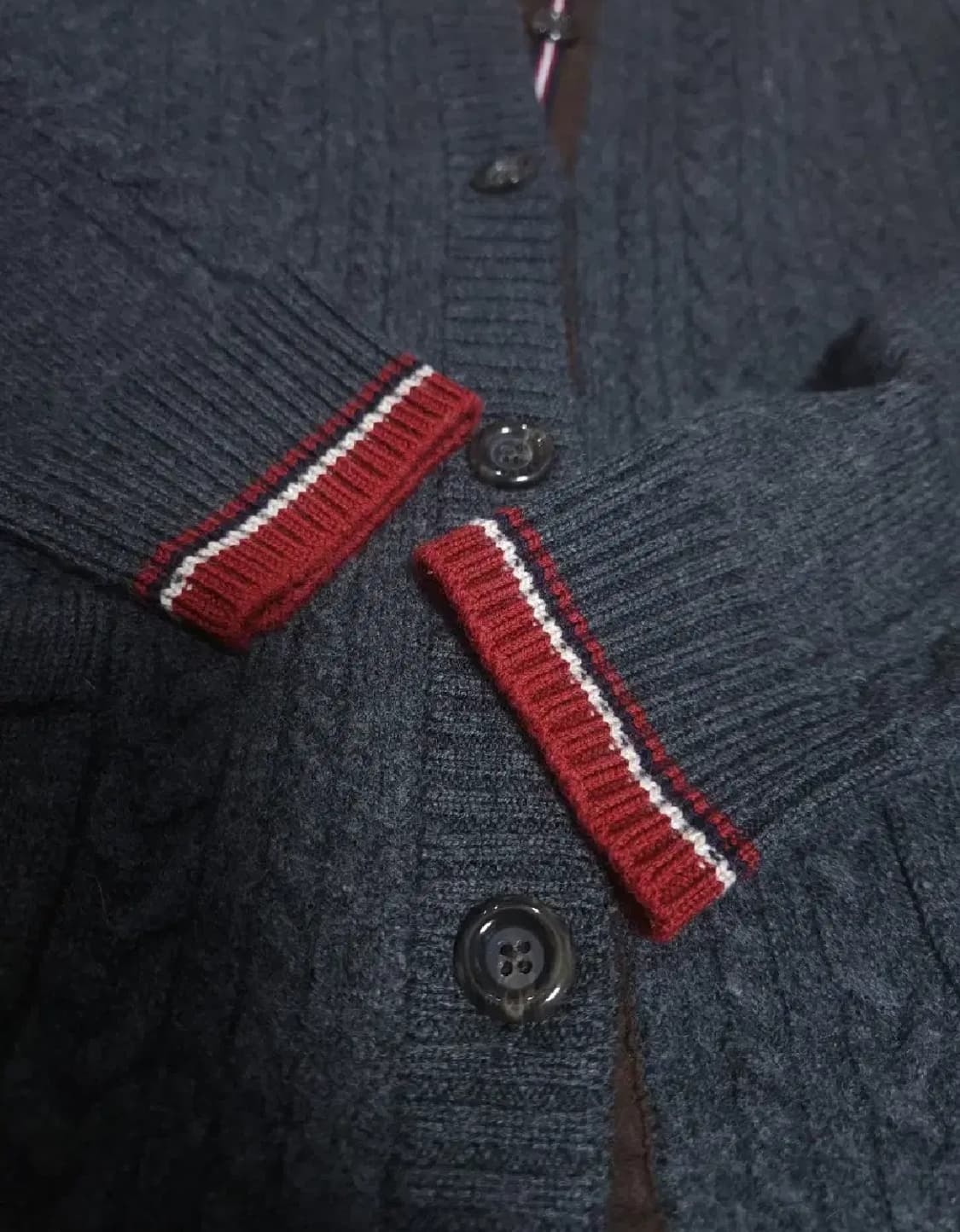 헤지스 케이블니트 가디건, XS 상품이미지5