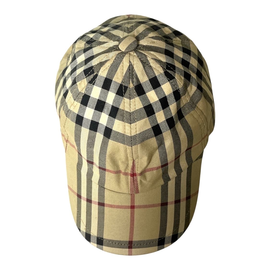 버버리 체크 패턴 볼캡 상품이미지1
