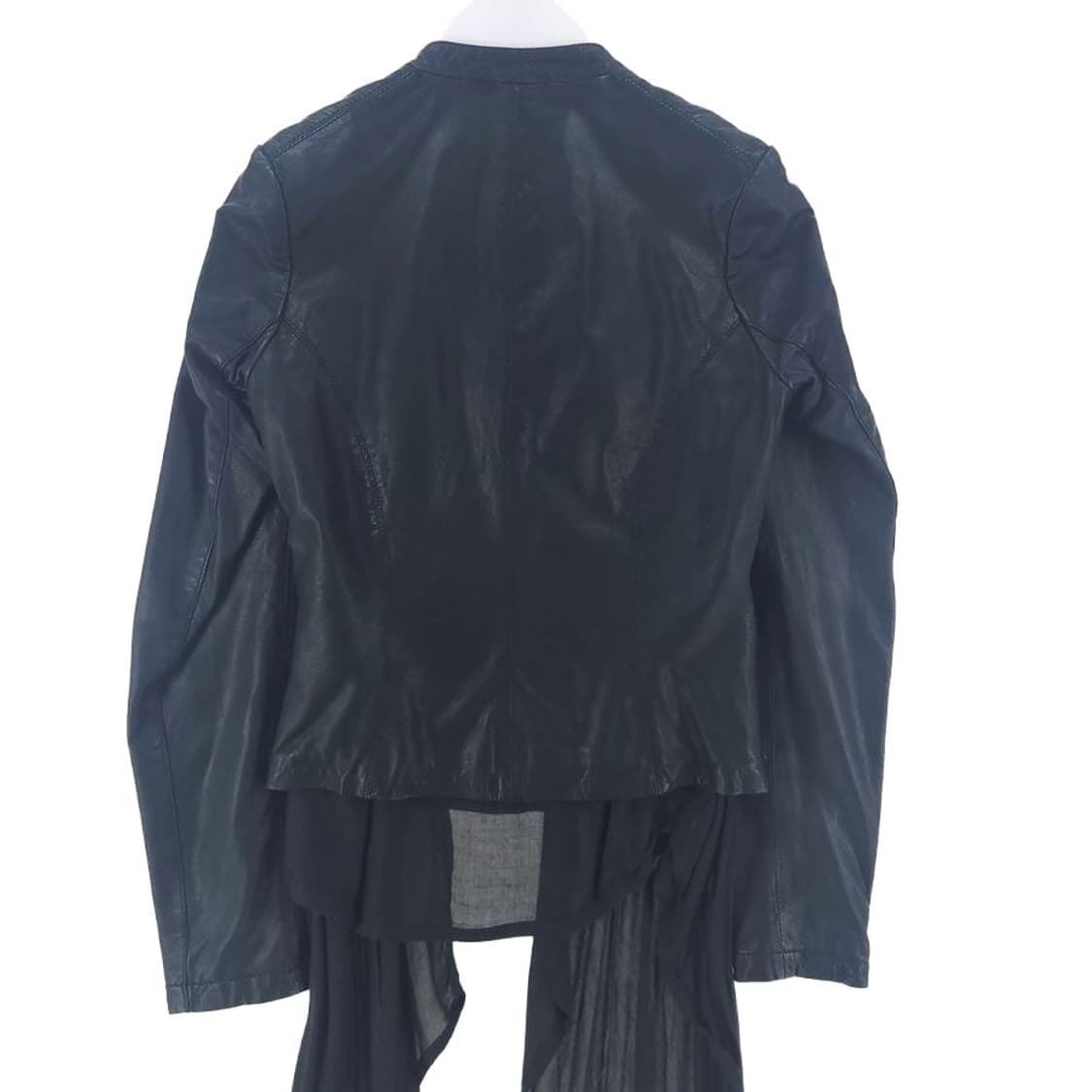 [여6]올세인츠 블랙 레이어드 가죽 자켓[Y64-005] 상품이미지7