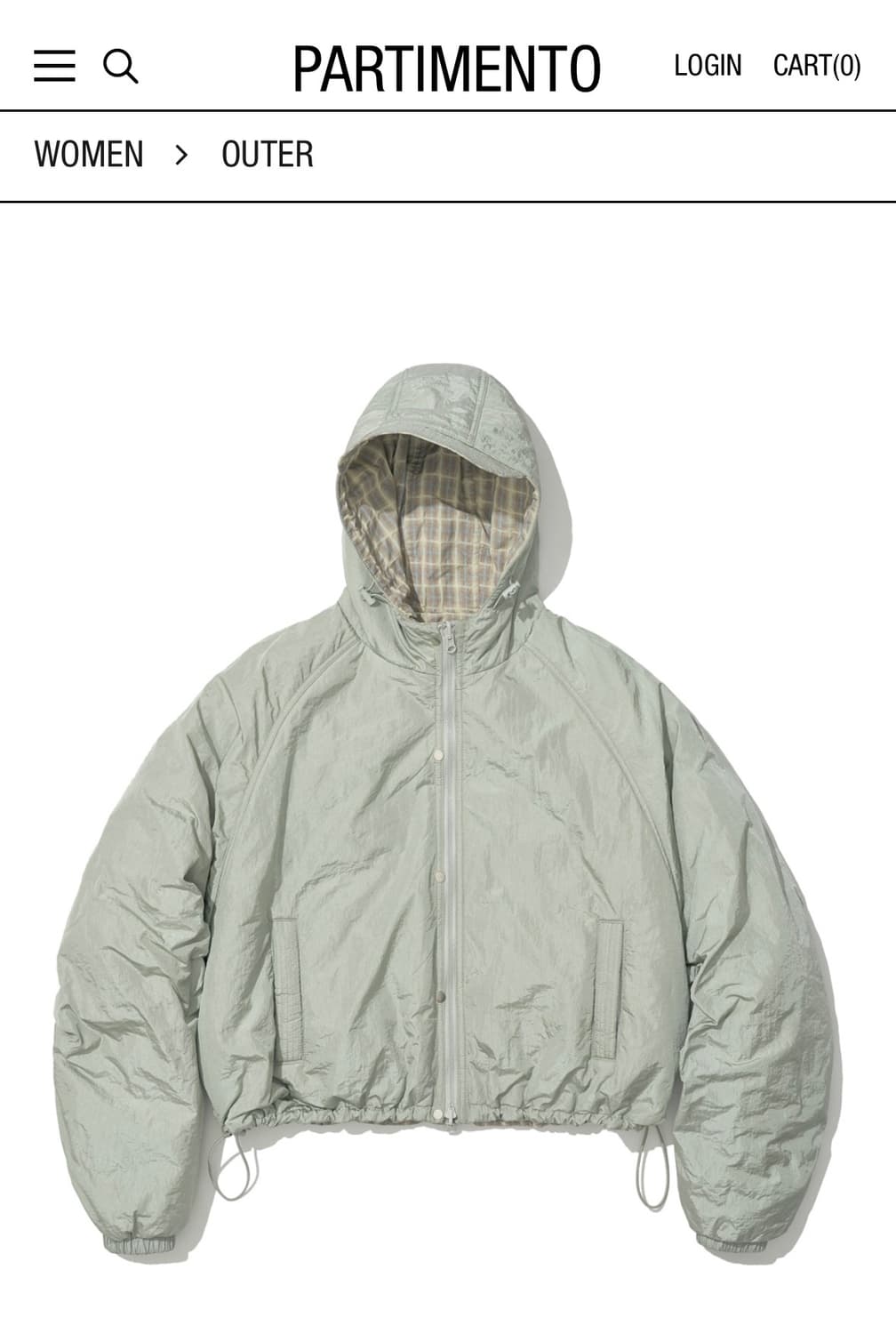 파르티멘토 리버시블 패딩 상품이미지1