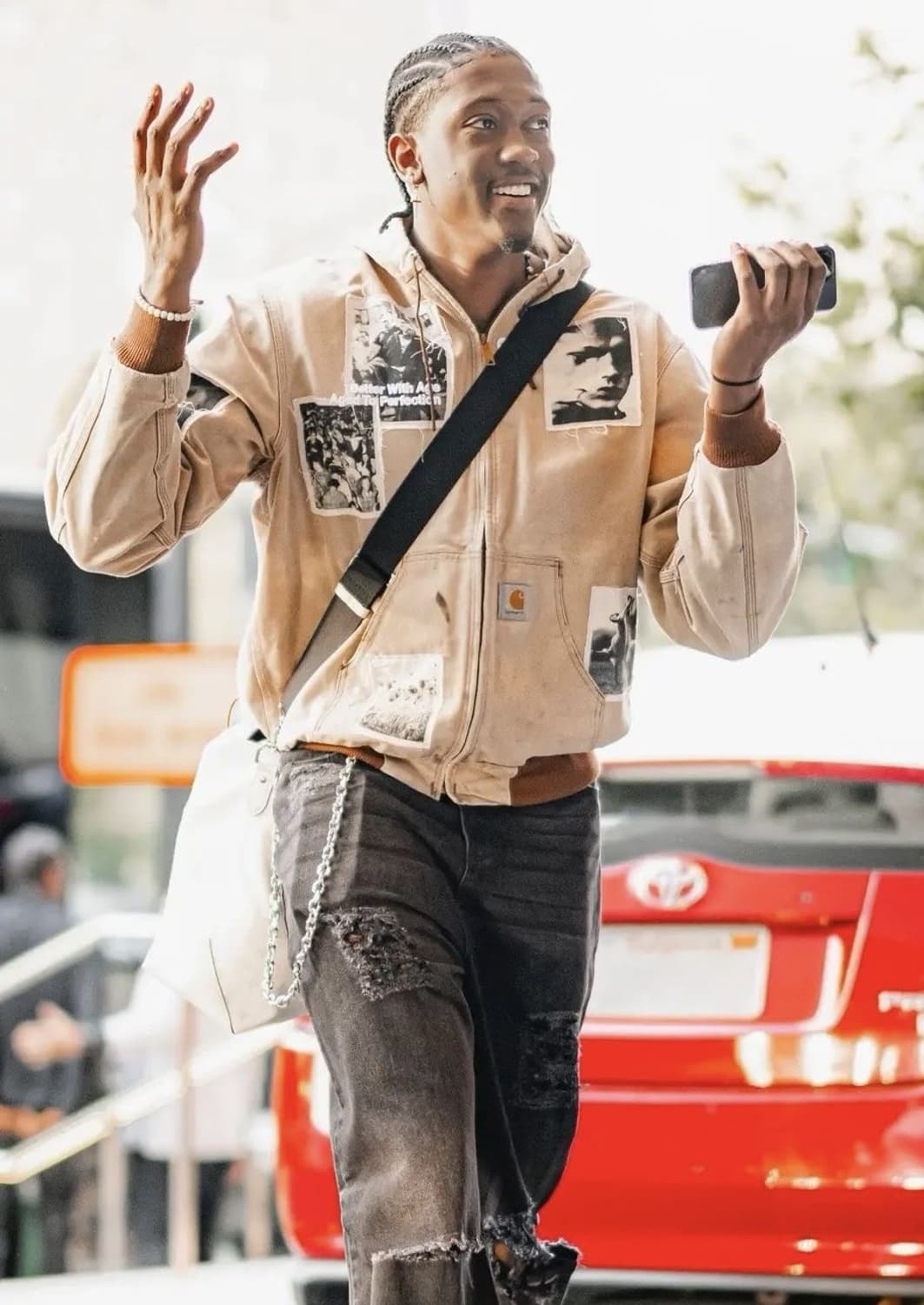 빈티지 칼하트 브라운 액티브 자켓 J04BRN 상품이미지1