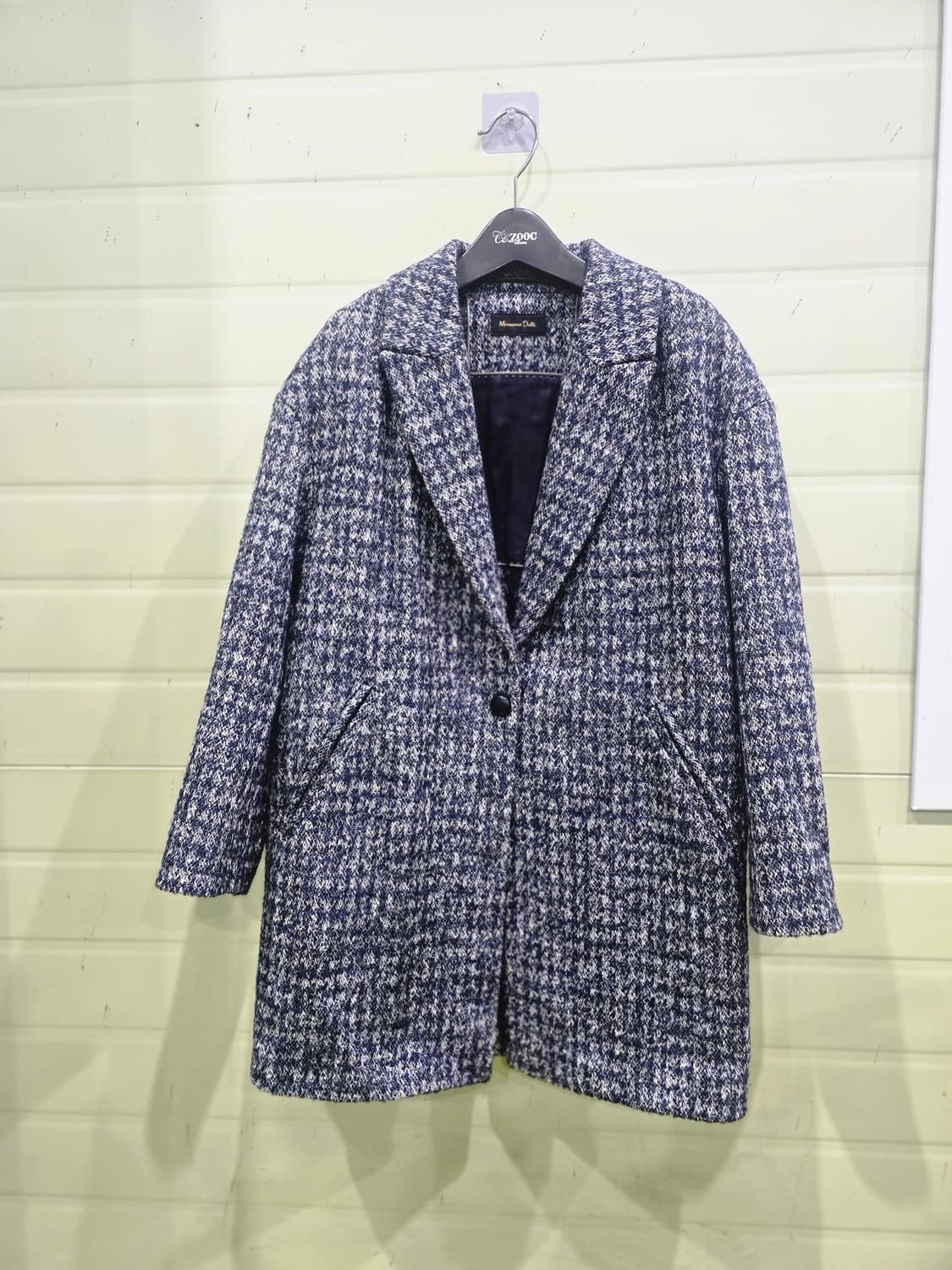 Massimo Dutti 체크 무늬 코트 S 상품이미지1