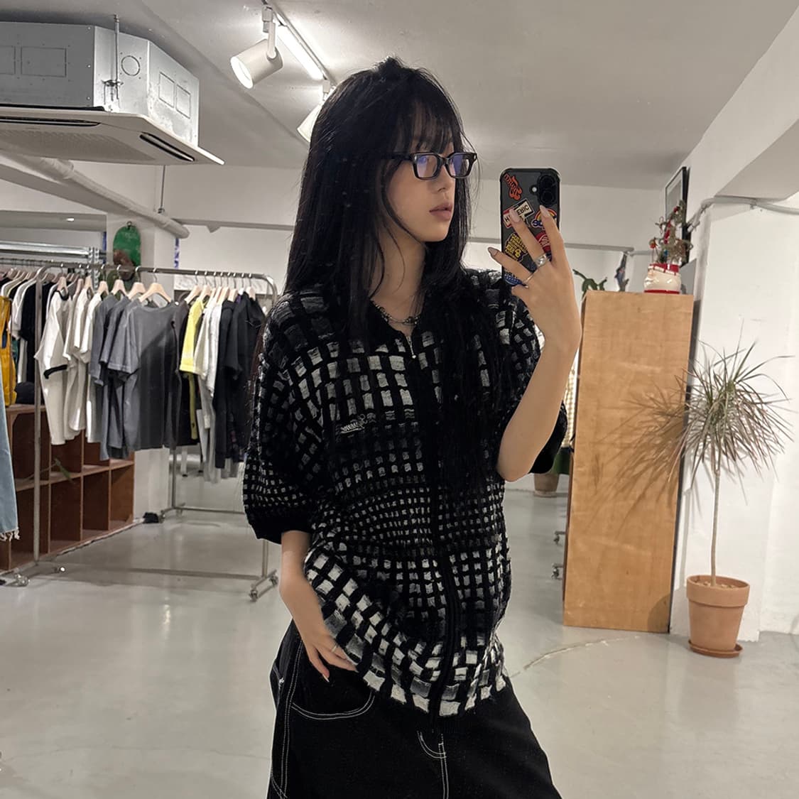 슈프림 Supreme Gradient Grid Zip Up Polo 상품이미지3