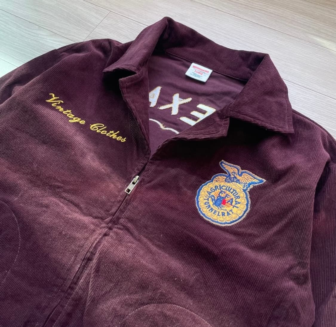 FFA Texas Corduroy Burgundy Jacket 상품이미지3