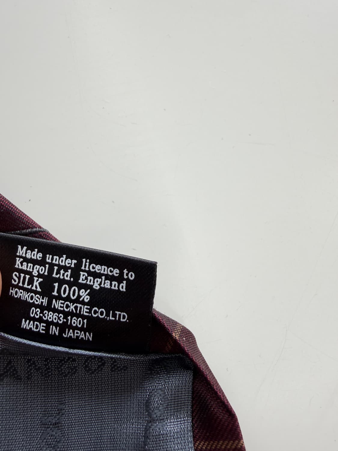 캉골(KANGOL) 실크 넥타이 9.5cm 상품이미지6