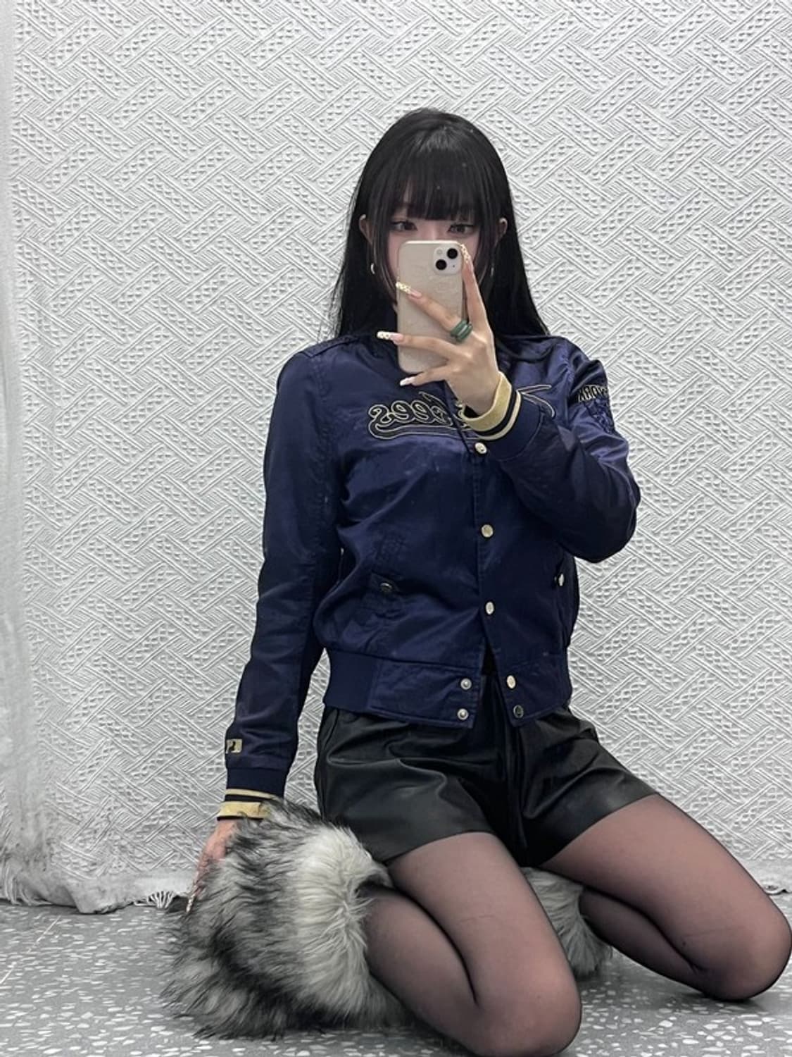 MLB 올드스쿨 레트로 Y2K 00s 새틴 바시티 자켓 90 C10068 상품이미지2