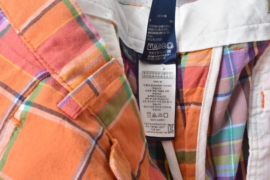 폴로 랄프로렌 마드라스 쇼츠 반바지 38 M0305 상품이미지8