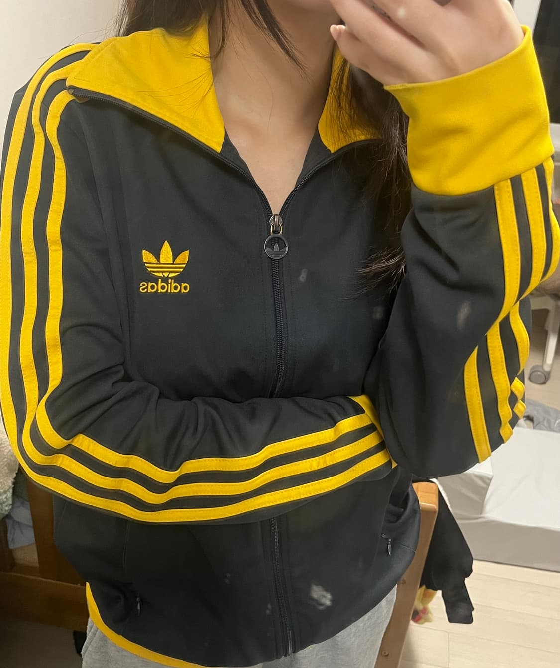 아디다스 유로파 차콜 트랙탑 져지 100 상품이미지1