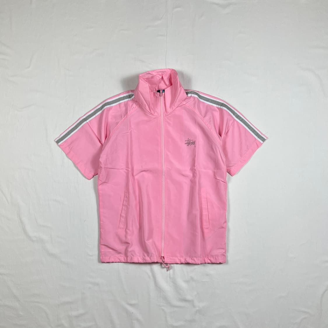 90‘s 스투시 stussy 로고 반팔 바람막이 윈드자켓 상품이미지1