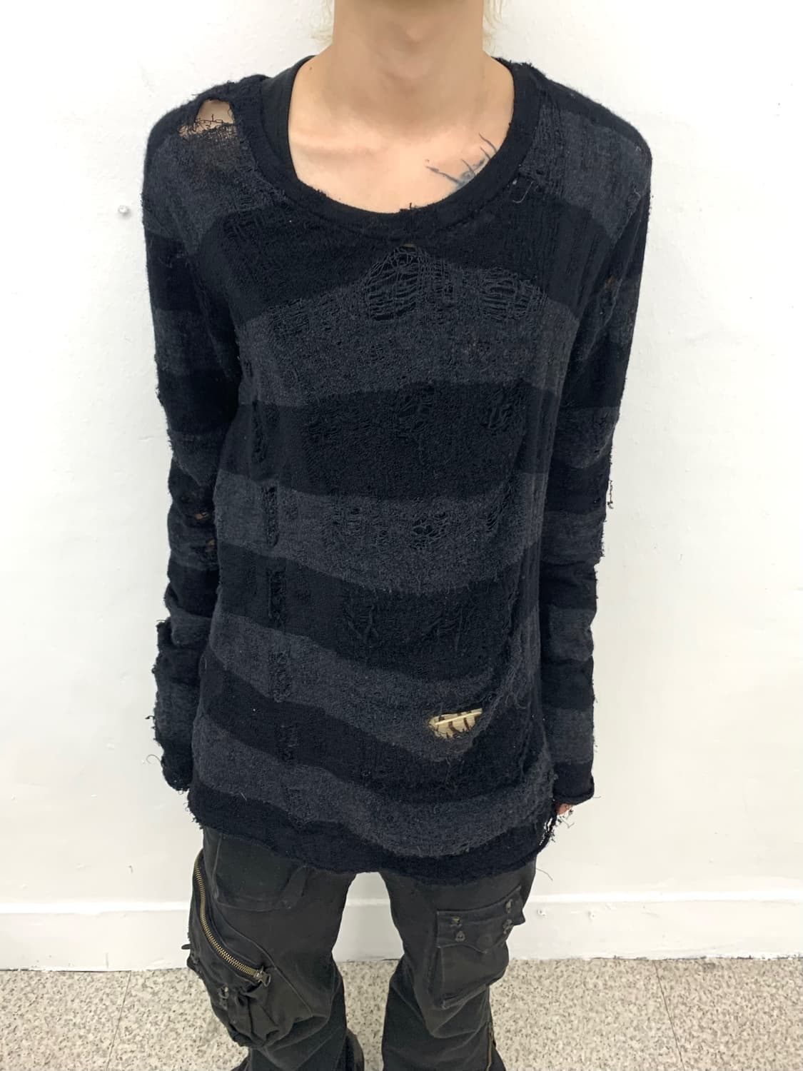 Mihara Yasuhiro damaged wool knit  상품이미지8