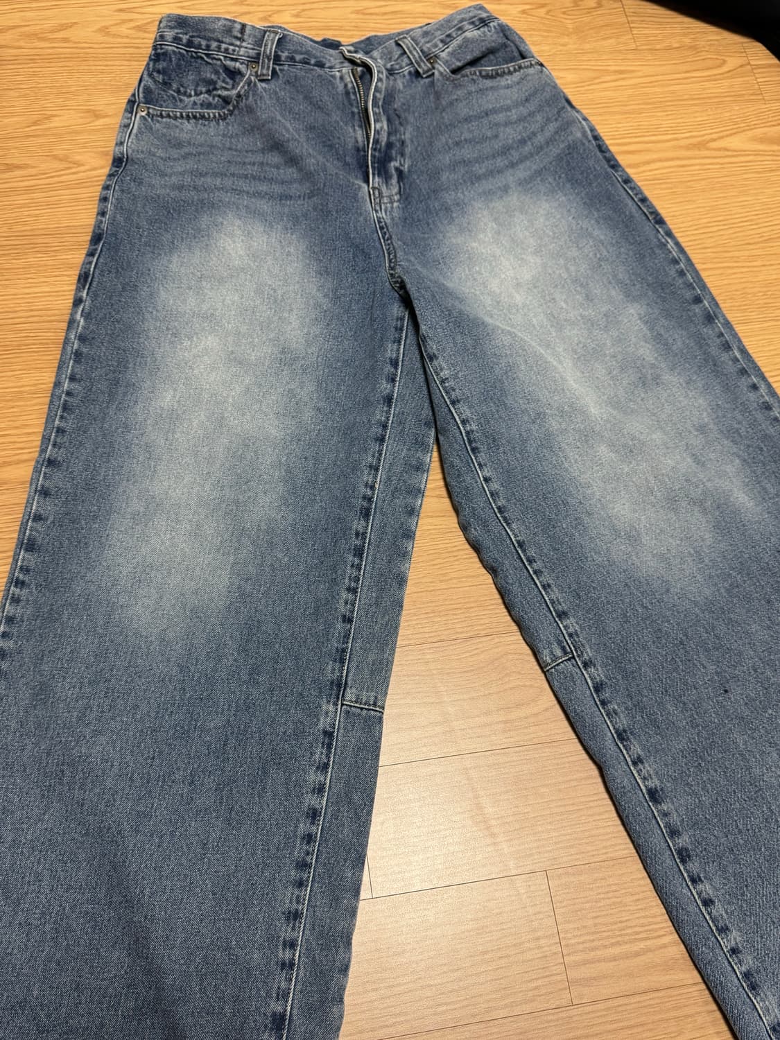 폴리테루 고시마 데님 워시드블루 3사이즈 상품이미지2