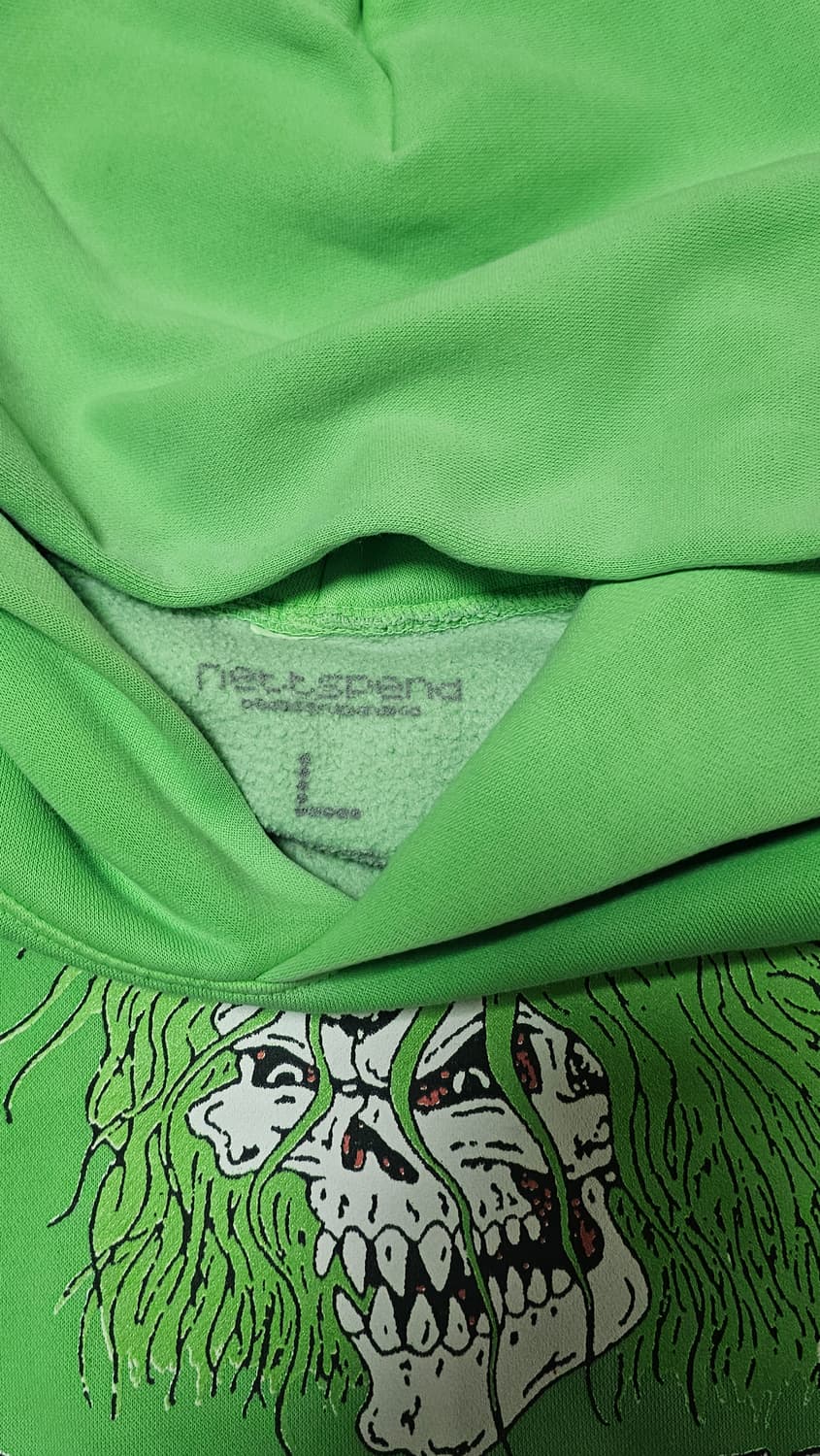 넷스펜드 bafk 투어 머천 후드 그린 상품이미지2