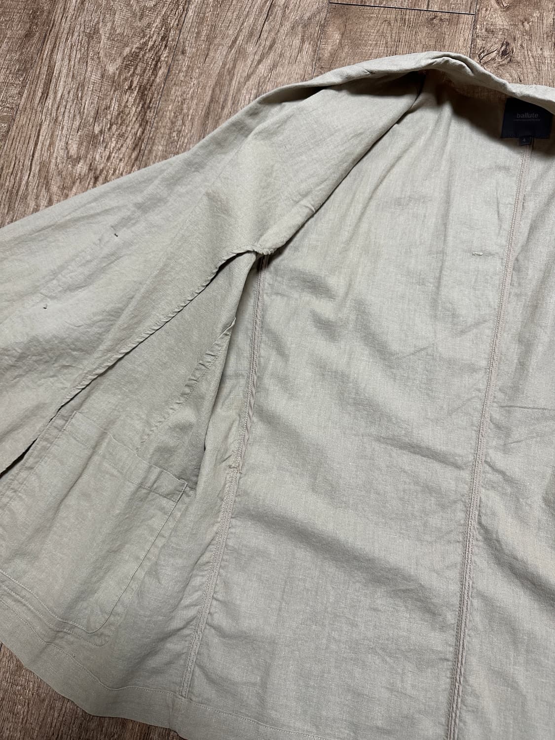 발루트 린넨 코튼 블레이저 4사이즈 상품이미지6