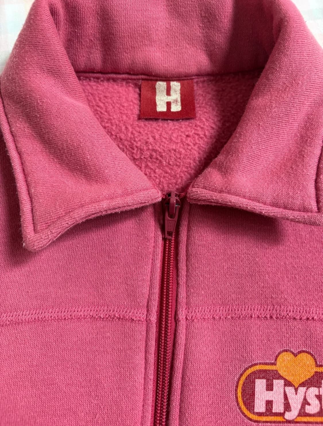 히스테릭글래머 집업 핑크 상품이미지3