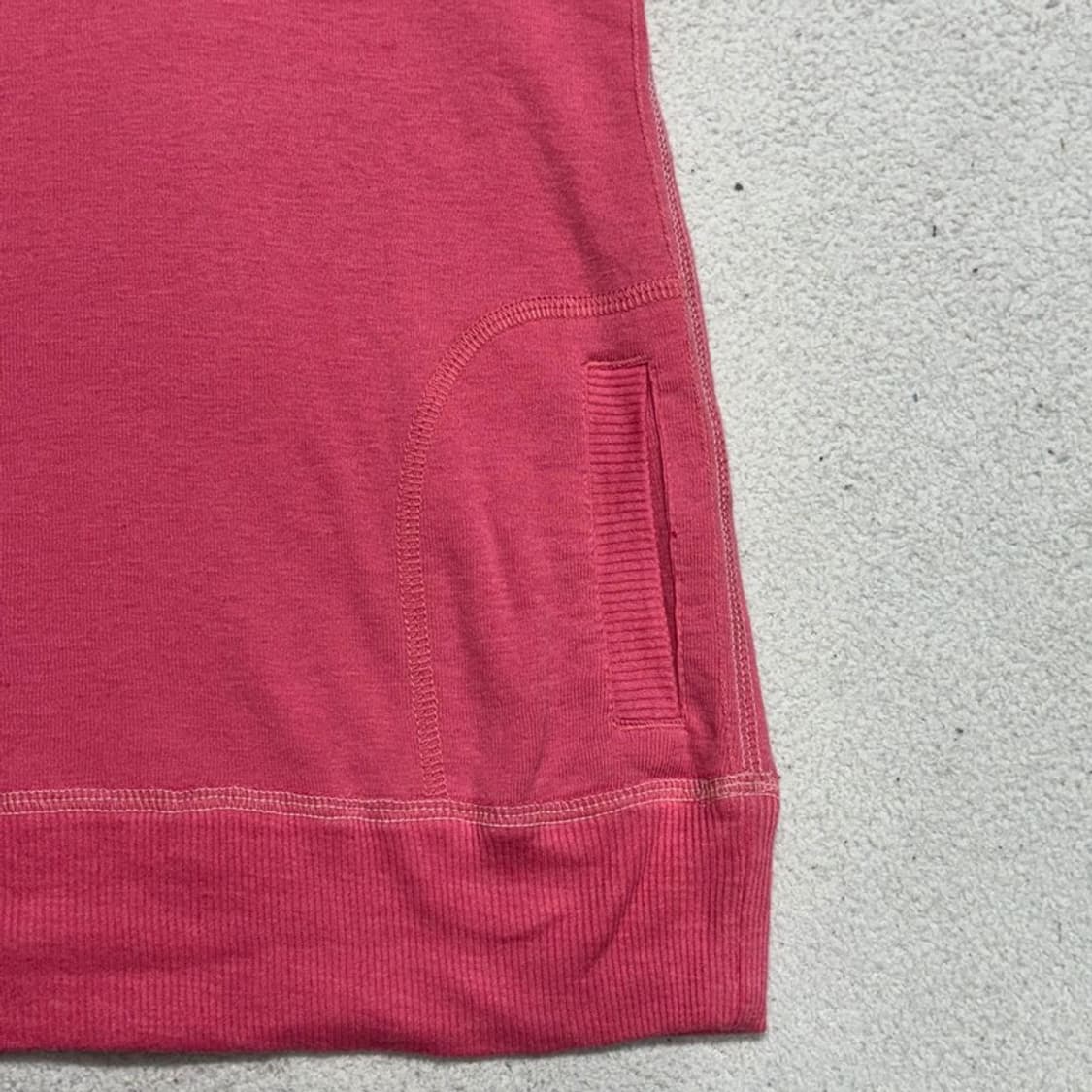 ABERCROMBIE y2k 브이넥 후드 반팔 니트 S 상품이미지6