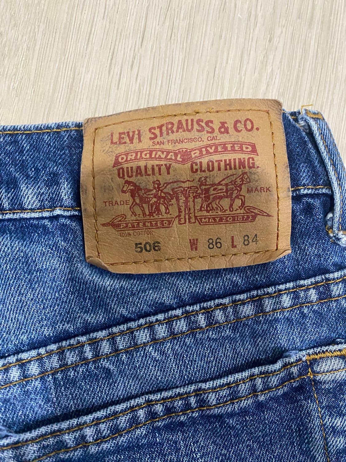 리바이스 506 데님 (32) 상품이미지7