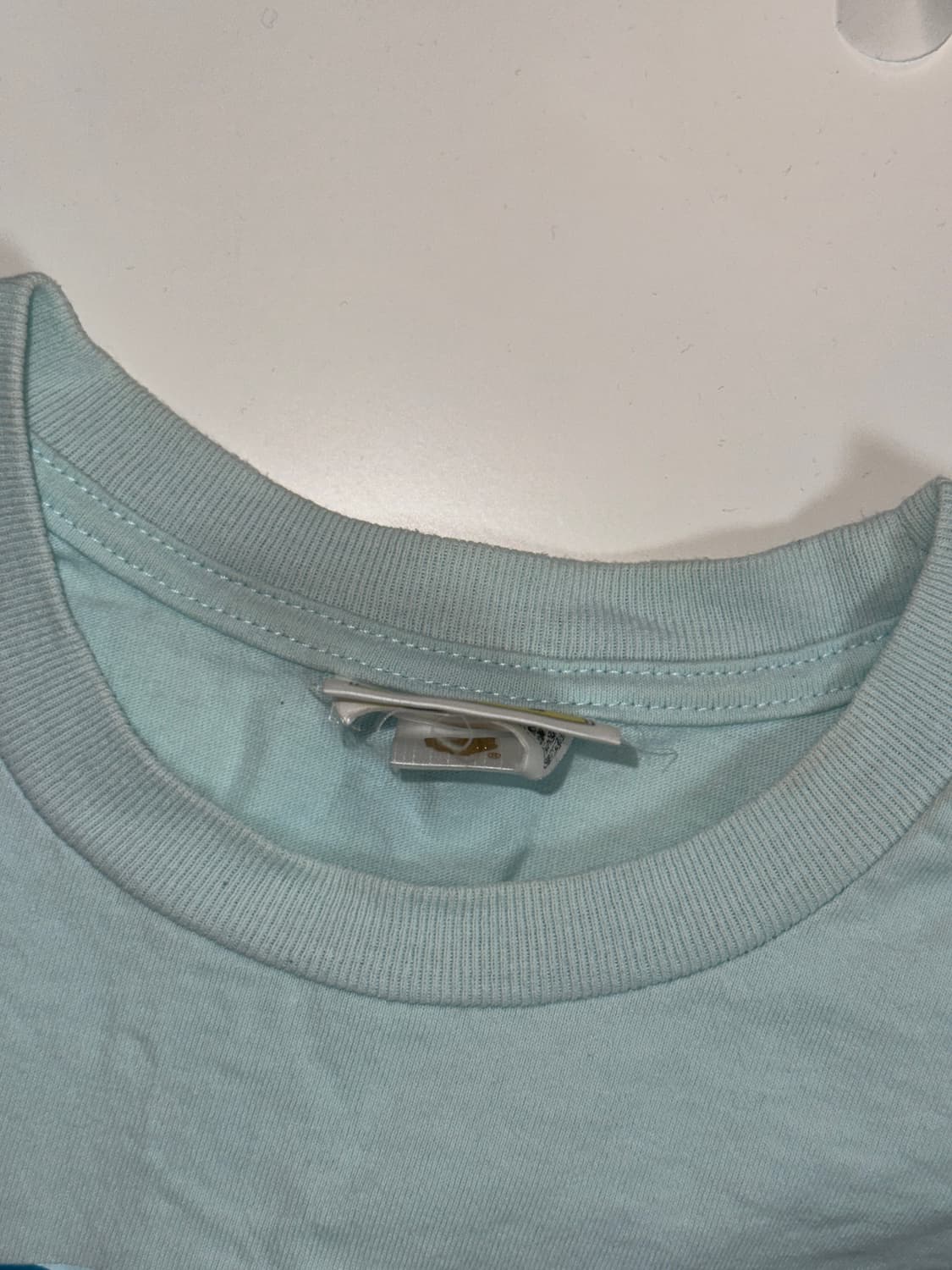 베이프 우먼 에이비씨 카모 빅 에이프 헤드 티 블루 s 사이즈 상품이미지2